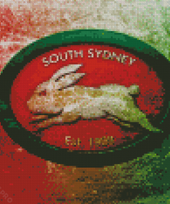 South Sydney Rabbitohs Logo Art Diamond Painting