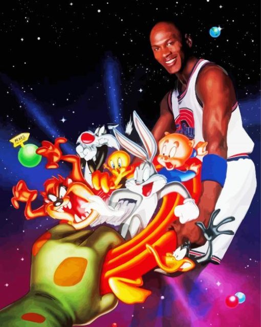 Space Jam Comedy Film Diamond Painting