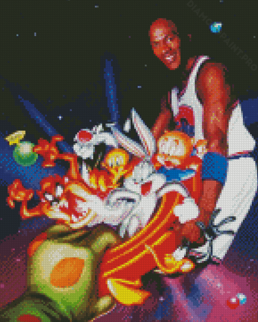 Space Jam Comedy Film Diamond Painting