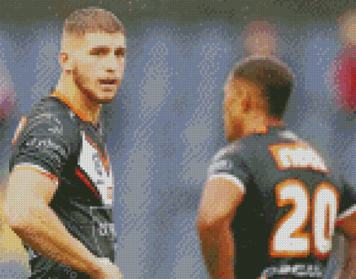 Wests Tigers NRL Players Diamond Painting