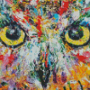 Abstract Mystic Owl Diamond Painting