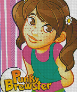 Aesthetic Punky Brewster Poster Diamond Painting