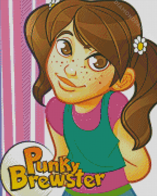 Aesthetic Punky Brewster Poster Diamond Painting