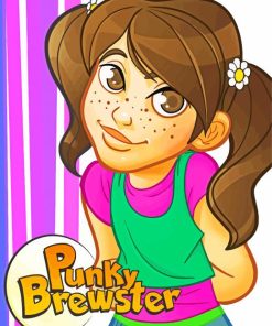 Aesthetic Punky Brewster Poster Diamond Painting