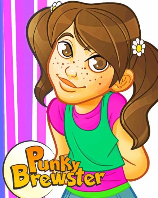 Aesthetic Punky Brewster Poster Diamond Painting