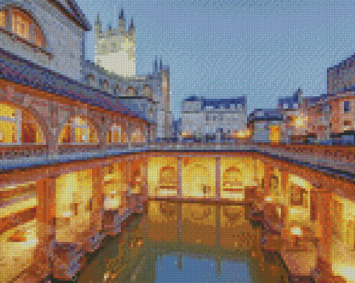 Aesthetic The Roman Baths Diamond Painting