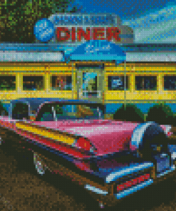 Aesthetic Dinners And Cars Diamond Painting