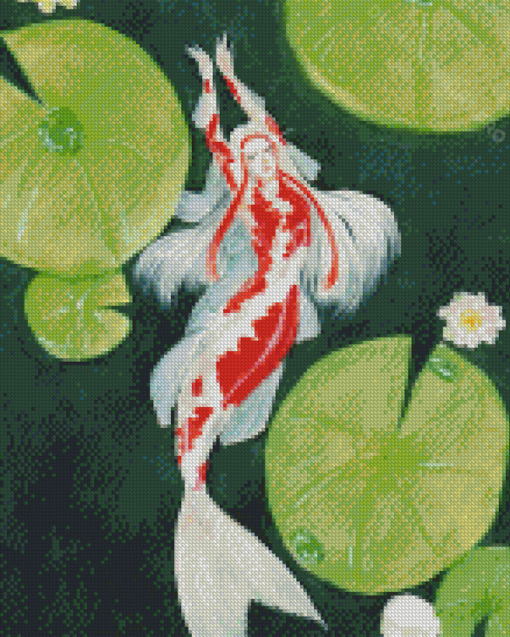 Aesthetic Mermaid Coy Fish Diamond Painting