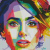 Beautiful WPAP Lilly Diamond Painting