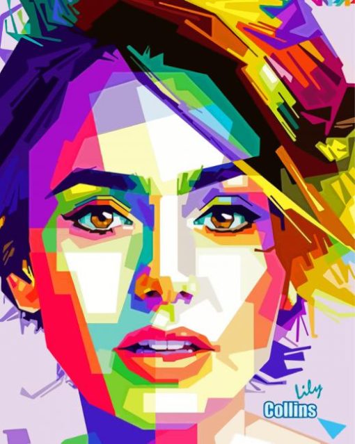 Beautiful WPAP Lilly Diamond Painting