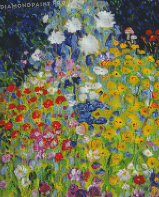 Flower Garden By Klimt Diamond Painting