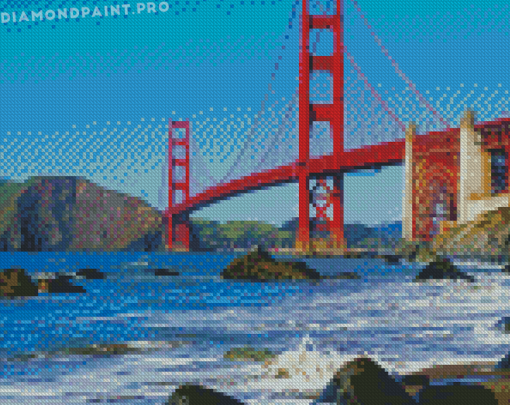 Golden Gate Bridge Diamond Painting