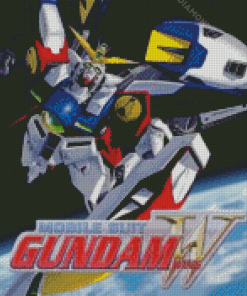 Gundam Wing Anime Poster Diamond Painting