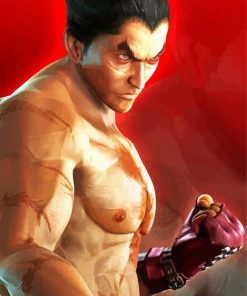 Kazuya Mishima Tekken Characters Diamond Painting