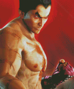 Kazuya Mishima Tekken Characters Diamond Painting