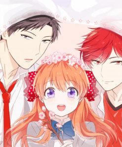 Monthly Girls Nozaki Kun Anime Characters Diamond Painting