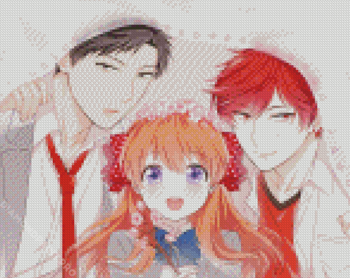 Monthly Girls Nozaki Kun Anime Characters Diamond Painting