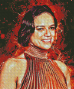 The Actress Michelle Rodriguez Diamond Painting