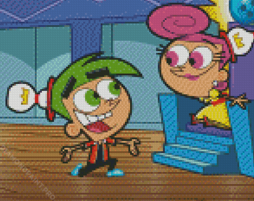 Wonderful Fairly OddParents Diamond Painting