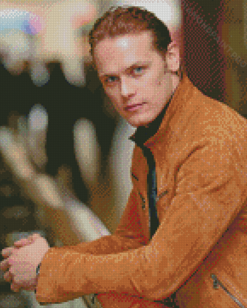 Actor Sam Heughan Diamond Painting