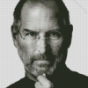 Black And White Steve Jobs Diamond Painting