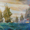 British Navy Ships Art Diamond Painting