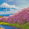 Cherry Blossom Japan Diamond Painting