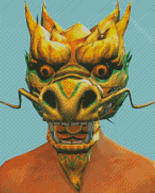 Dragon Mask Diamond Painting