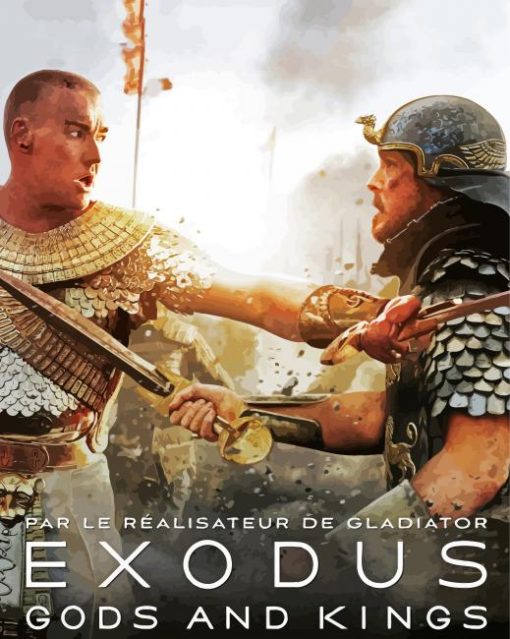 Exodus Gods And Kings Movie Poster Diamond Painting
