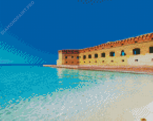 Fort Jefferson In Dry Tortugas Florida Diamond Painting