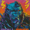 Godzilla Vs Kong Illustration Diamond Painting