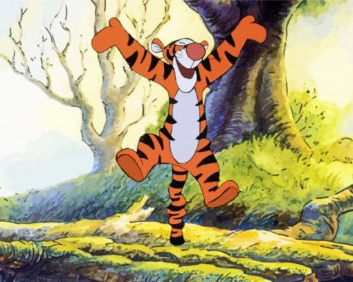 Happy Tigger Winnie The Pooh Diamond Painting