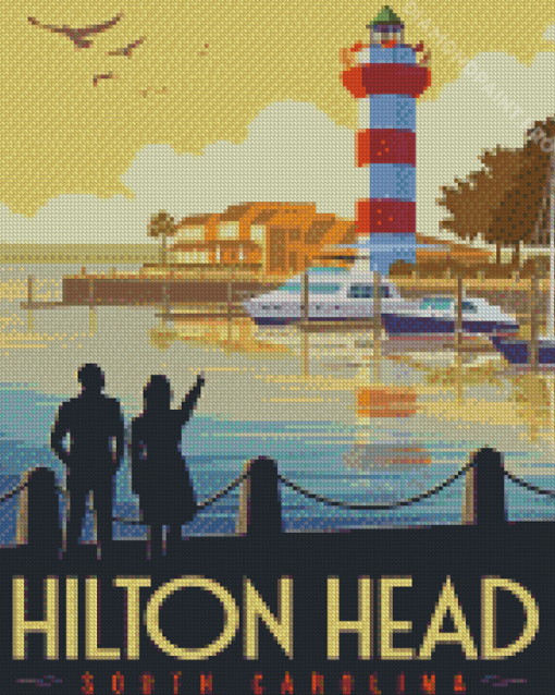 Hilton Head SC Poster Diamond Painting