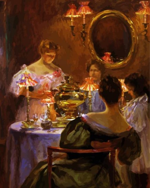 Irving R Wiles Russian Tea Diamond Painting