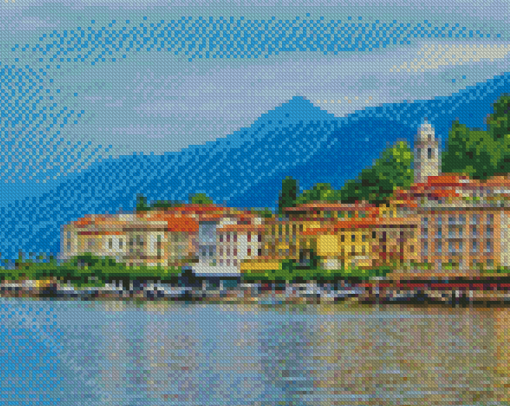 Italy Lakeside Diamond Painting