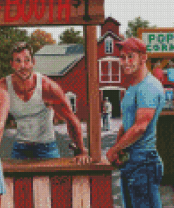 Kissing Booth Characters Diamond Painting