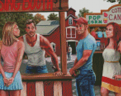 Kissing Booth Characters Diamond Painting