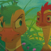 Leafie A Hen Into The Wild Animation Characters Diamond Painting