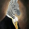 Mr Zebra Art Diamond Painting