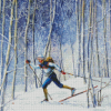 Nordic Skier Diamond Painting