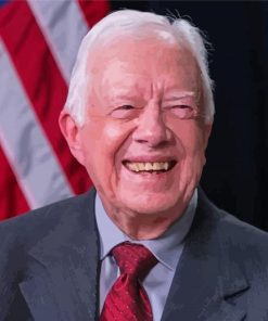 Old President Jimmy Carter Diamond Painting
