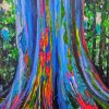 Rainbow Eucalyptus Tree Art Diamond Painting