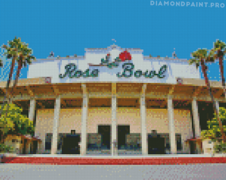 Rose Bowl Stadium Diamond Painting