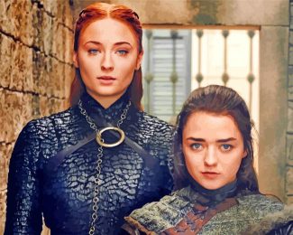 Sansa And Arya Stark Diamond Painting