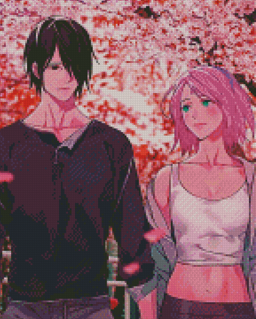 Sasuke X Sakura Anime Diamond Painting