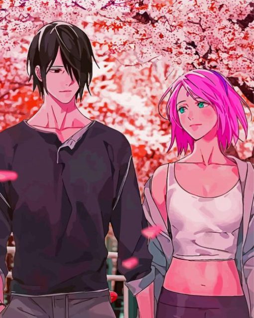 Sasuke X Sakura Anime Diamond Painting