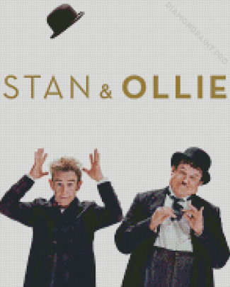 Stan And Ollie Poster Diamond Painting