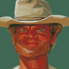 Terence Hill Caricature Diamond Painting