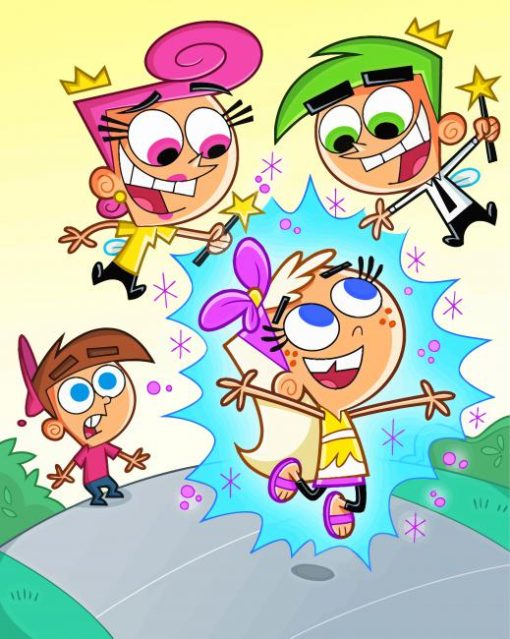 The Fairly OddParents Cartoon Diamond Painting