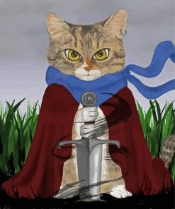 The Superhero Cat Diamond Painting